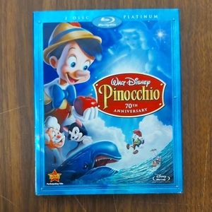 Pinocchio 2 disc bluray combo disney